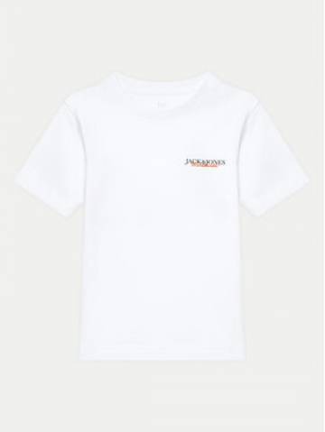 Jack&Jones Junior Футболка Boston 12274897 Білий Relaxed Fit Jack&Jones Junior Футболка Boston 12274897 Білий Relaxed Fit