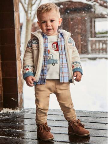 Mayoral Штани з тканини 2536 Бежевий Regular Fit Mayoral Штани з тканини 2536 Бежевий Regular Fit