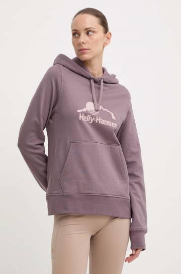 Кофта Helly Hansen NORD GRAPHIC женская цвет фиолетовый с капюшоном с принтом 62981 Кофта Helly Hansen NORD GRAPHIC женская цвет фиолетовый с капюшоном с принтом 62981