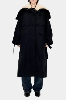 Женская черная куртка Черный M-L Bimba Y Lola 232BR0423.10000