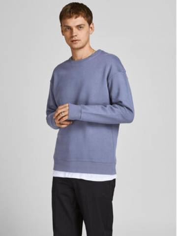 Jack&Jones Світшот Star 12208182 Голубий Relaxed Fit Jack&Jones Світшот Star 12208182 Голубий Relaxed Fit