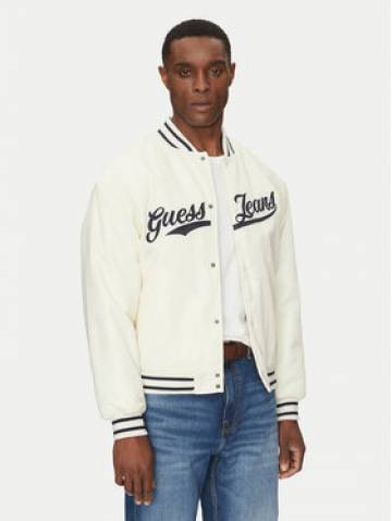 Guess Jeans Куртка бомбер M5RL54 WHAA2 Бежевий Regular Fit Guess Jeans Куртка бомбер M5RL54 WHAA2 Бежевий Regular Fit