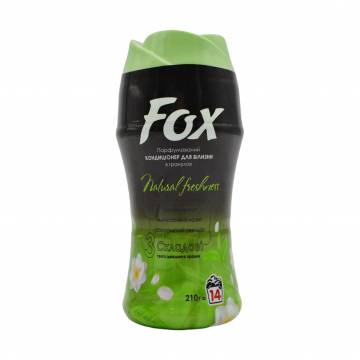 Парфюмированный кондиционер для стирки Fox Natural Freshness в гранулах, 14 стирок, 210 г Парфюмированный кондиционер для стирки Fox Natural Freshness в гранулах, 14 стирок, 210 г
