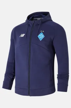 Мужскоея синее худи FCDK Travel Woven Синий L New Balance MT231344NV