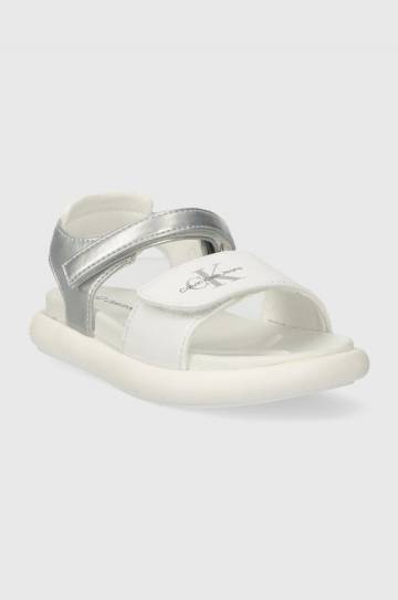 Детские сандалии Calvin Klein Jeans цвет белый Детские сандалии Calvin Klein Jeans цвет белый