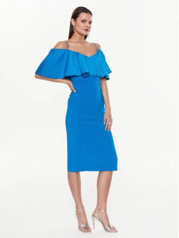 Pinko Коктейльна сукня La Carlota 100034 A0GI Голубий Regular Fit Pinko Коктейльна сукня La Carlota 100034 A0GI Голубий Regular Fit