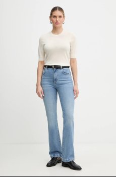 Шерстяная футболка BOSS Farbella