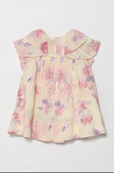 Хлопковое детское платье United Colors of Benetton