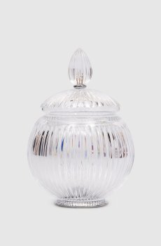 Хрустальный органайзер для ватных дисков и палочек Elegance