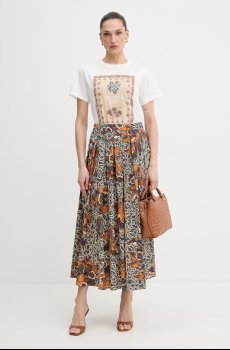 Хлопковая юбка Weekend Max Mara UOMO