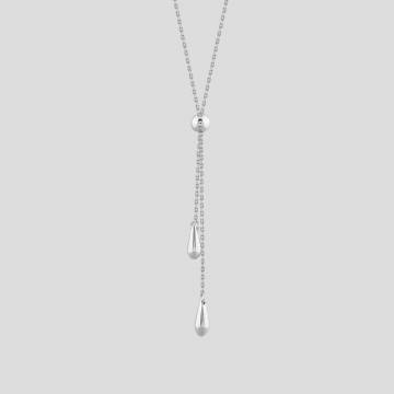 Серебряная подвеска Minimal 2143-40 40.ua Серебряная подвеска Minimal 2143-40 40.ua