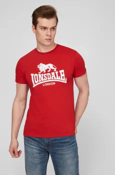 Мужская красная футболка Красный L Lonsdale 114081