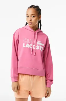 Женская розовая толстовка. Розовый 40 Lacoste SF55982R3