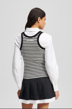 Хлопковый топ Karl Lagerfeld IKON