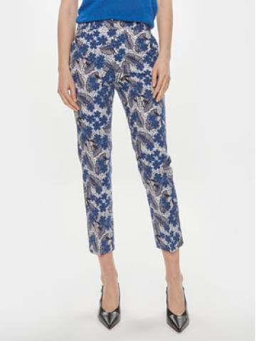 Weekend Max Mara Штани з тканини Ravello 2415131102 Cиній Slim Fit Weekend Max Mara Штани з тканини Ravello 2415131102 Cиній Slim Fit