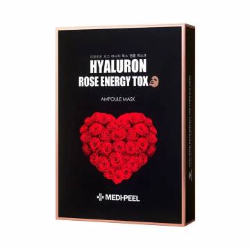 Тканевая маска детокс для лица Medi-Peel Hyaluron 100 Rose Energy Tox с экстрактом розы, 10*30 мл Тканевая маска детокс для лица Medi-Peel Hyaluron 100 Rose Energy Tox с экстрактом розы, 10*30 мл