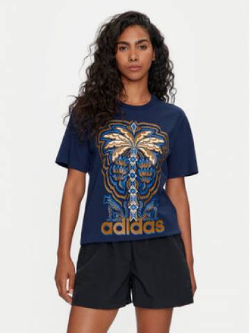 adidas Футболка FARM Rio Graphic IV9758 Cиній Regular Fit adidas Футболка FARM Rio Graphic IV9758 Cиній Regular Fit