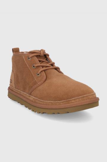 Замшевые кроссовки UGG Neumel мужское цвет коричневый Замшевые кроссовки UGG Neumel мужское цвет коричневый