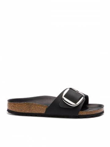 Birkenstock Шльопанці Madrid Big Buckle 1006523 Чорний Birkenstock Шльопанці Madrid Big Buckle 1006523 Чорний