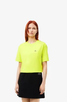 Женская желтая футболка Желтый 34 Lacoste TF7215SLI