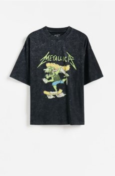 Reserved - Футболка Metallica - чорний - 349JV-99X