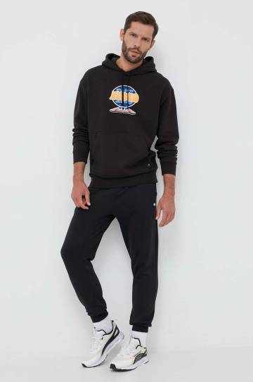 Кофта Puma мужская цвет чёрный с капюшоном с принтом 538027-01 Кофта Puma мужская цвет чёрный с капюшоном с принтом 538027-01