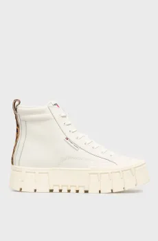 Женские белые кожаные кроссовки VULC FLATFORM Белый 38 Tommy Jeans EN0EN02858
