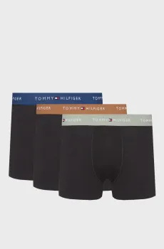 Мужские черные боксеры (3 шт) WB TRUNK Черный M Tommy Hilfiger UM0UM02763