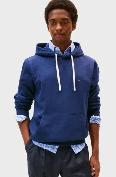 Мужское темно-синее худи ESS SEASONAL FLEECE Синий L Tommy Hilfiger MW0MW39997