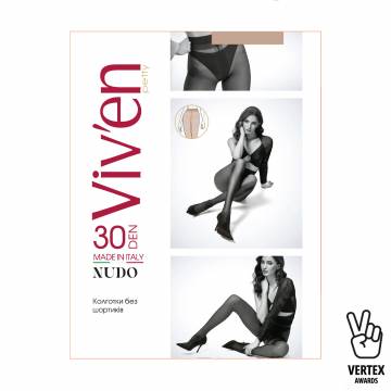 Колготки женские Viven petty Nudo, 30 DEN, натуральный, размер 5 Колготки женские Viven petty Nudo, 30 DEN, натуральный, размер 5