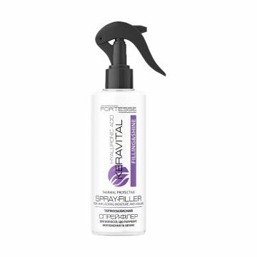 Термозащитный спрей-филлер Fortesse KeraVital Filling & Shine Spray-Filler для волос, нуждающихся в увлажнении и объеме, 180 мл Термозащитный спрей-филлер Fortesse KeraVital Filling & Shine Spray-Filler для волос, нуждающихся в увлажнении и объеме, 180 мл
