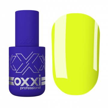 Гель-лак для ногтей Oxxi Professional 241 Яркий лимонно-желтый, неоновый, 10 мл