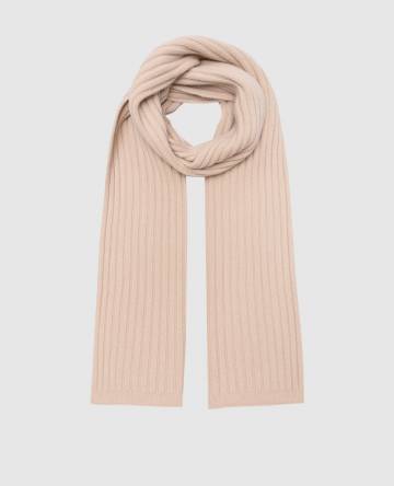 Бежевый шарф из кашемира