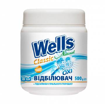 Отбеливатель порошкообразный Wells Natural Classic Oxi, 500 г Отбеливатель порошкообразный Wells Natural Classic Oxi, 500 г