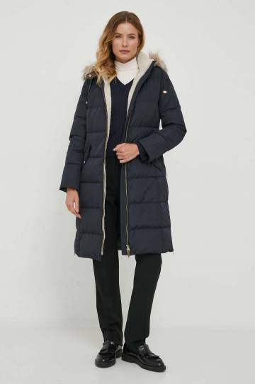 Шерстяной свитер Tommy Hilfiger женский цвет синий лёгкий Шерстяной свитер Tommy Hilfiger женский цвет синий лёгкий