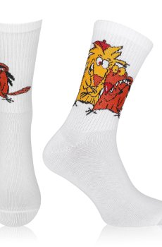 Носки женские AmiGA Злюки-бобры Дуэт, размер 23-25