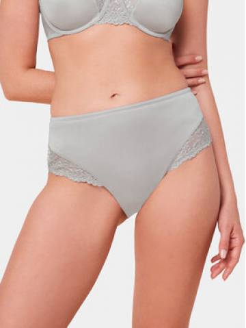 Triumph Класичні труси з високою талією Ladyform Soft Maxi 10210671 Сірий Triumph Класичні труси з високою талією Ladyform Soft Maxi 10210671 Сірий