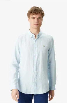 Мужская голубая рубашка Голубой 45 Lacoste CH0426L26M