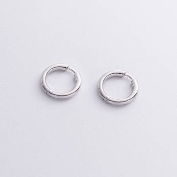 Серьги - кольца в серебре 7206 Серьги - кольца в серебре 7206