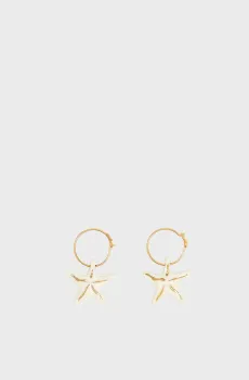 Женские золотистые серьги Золотой ONESIZE Bimba Y Lola 251BAF256.10070