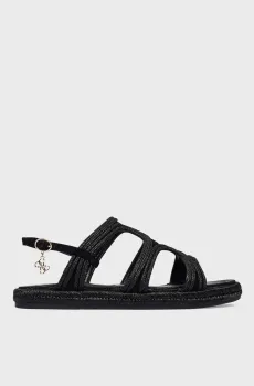 Женские черные сандалии Черный 39 Guess FLJKLR.FAB03;BLACK
