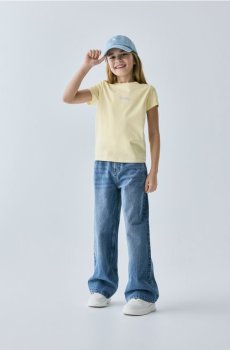 Reserved - Футболка з вишивкою - жовтий - 395HU-11X