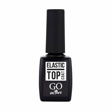 Каучуковый топ для гель-лака GO Active Elastic Top Coat без липкого слоя, 10 мл Каучуковый топ для гель-лака GO Active Elastic Top Coat без липкого слоя, 10 мл