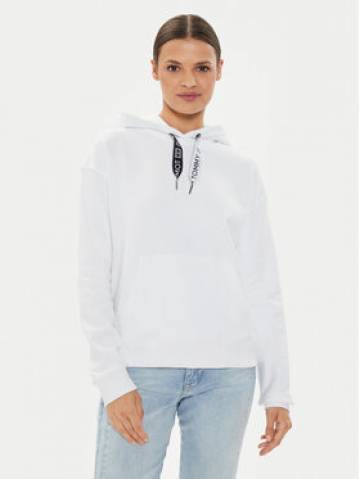 Tommy Jeans Світшот Logo Drawcord DW0DW17794 Білий Boxy Fit Tommy Jeans Світшот Logo Drawcord DW0DW17794 Білий Boxy Fit