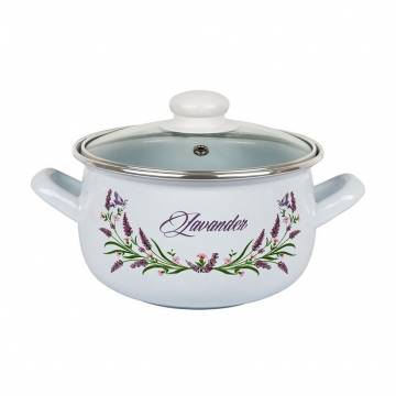 Кастрюля Idea Home 2205 Lavander с крышкой, 22 см, 4.8 л (6832793) Кастрюля Idea Home 2205 Lavander с крышкой, 22 см, 4.8 л (6832793)