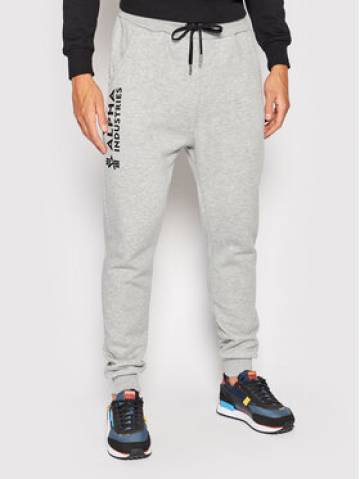 Alpha Industries Спортивні штани Basic 116368 Сірий Regular Fit Alpha Industries Спортивні штани Basic 116368 Сірий Regular Fit