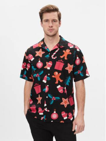Jack&Jones Сорочка 12248397 Чорний Relaxed Fit Jack&Jones Сорочка 12248397 Чорний Relaxed Fit