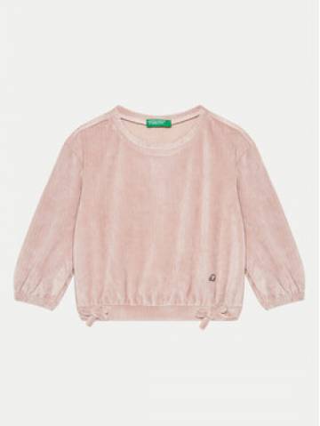 United Colors Of Benetton Світшот 37JBG10GC Рожевий Relaxed Fit United Colors Of Benetton Світшот 37JBG10GC Рожевий Relaxed Fit