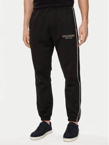 Tommy Hilfiger Спортивні штани Monotype MW0MW33701 Чорний Regular Fit Tommy Hilfiger Спортивні штани Monotype MW0MW33701 Чорний Regular Fit