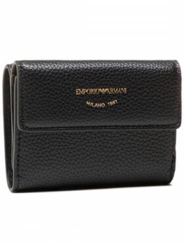 Emporio Armani Мале жіноче портмоне Y3H215 YFW9B 80001 Чорний Emporio Armani Мале жіноче портмоне Y3H215 YFW9B 80001 Чорний